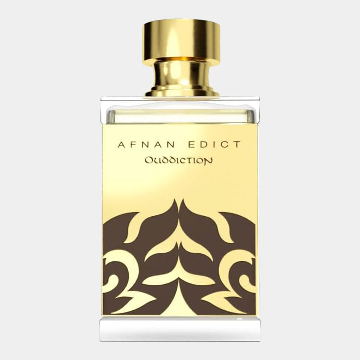 Afnan Edict Ouddiction Unisex Luxury Eau de Parfum Spray, 2.7 Fl. Oz – Opulent Oud & Amber Fragrance with Saffron & Leather